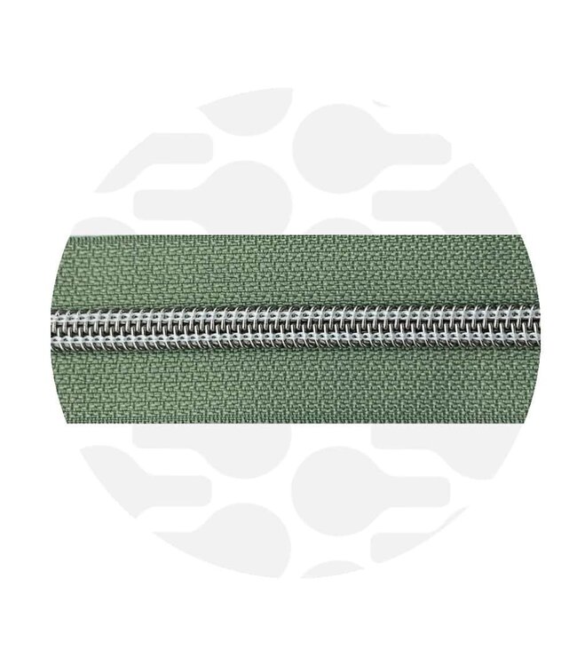 ZipperZoo willow green - spiraalrits 1 meter  #5