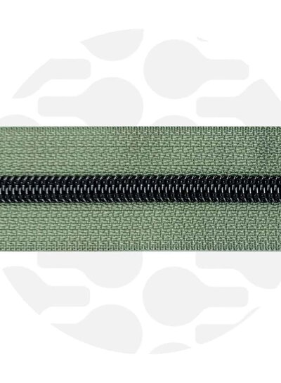 ZipperZoo Willow Green - spiral zipper 1 meter #5