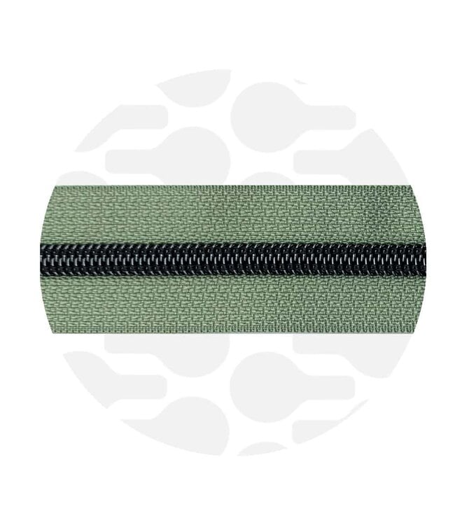 ZipperZoo willow green - spiraalrits 1 meter  #5