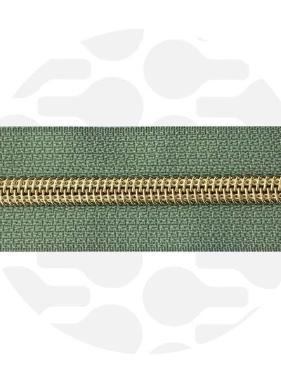 ZipperZoo willow green - spiraalrits 1 meter  #5