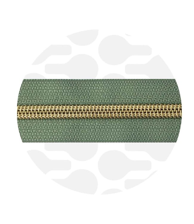 ZipperZoo willow green - spiraalrits 1 meter  #5
