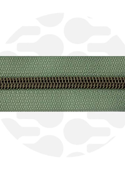 ZipperZoo Willow Green - spiral zipper 1 meter #5
