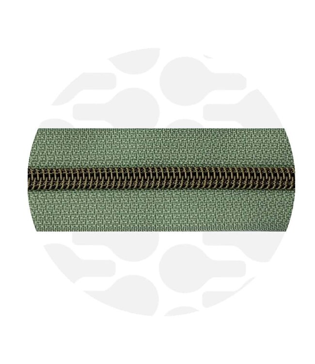 ZipperZoo willow green - spiraalrits 1 meter  #5
