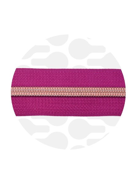 ZipperZoo Amarant Magenta - spiral zipper 1 with #5