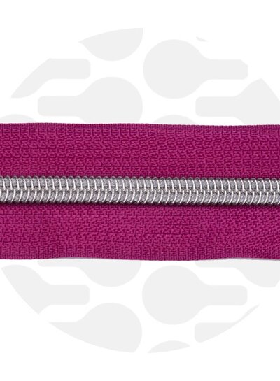 ZipperZoo Amarant Magenta - spiral zipper 1 with #5