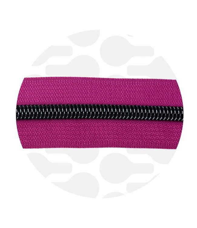 ZipperZoo amarant magenta - spiraalrits 1 met #5