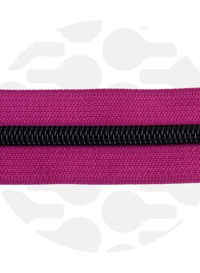 ZipperZoo amarant magenta - spiraalrits 1 met #5