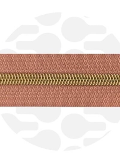 ZipperZoo blush melon - spiraalrits 1 meter  #5