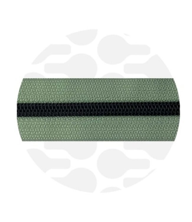 ZipperZoo willow green - spiraalrits 1 meter  #5