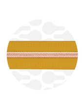 ZipperZoo Ochre yellow - spiraalrits 1 met #5