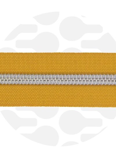 ZipperZoo oker yellow - spiraalrits 1 met #5