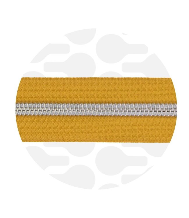 ZipperZoo Ochre yellow - spiraalrits 1 met #5
