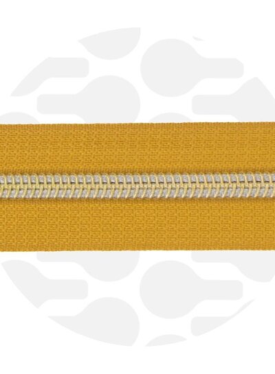 ZipperZoo oker yellow - spiraalrits 1 met #5