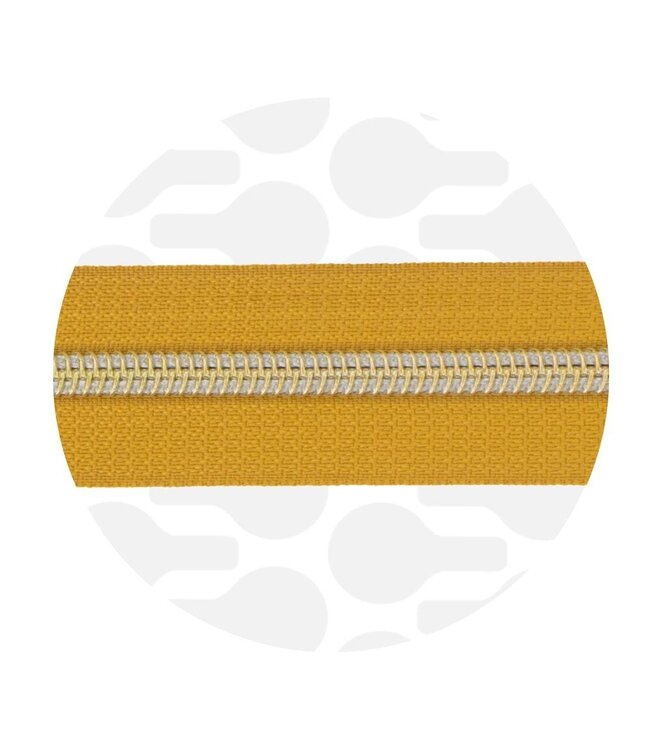 ZipperZoo Ochre yellow - spiraalrits 1 met #5