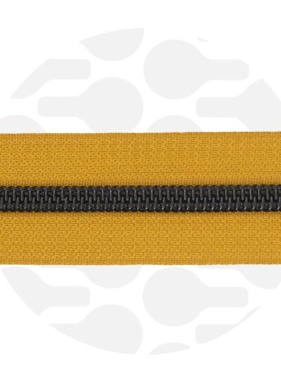 ZipperZoo Ochre yellow - spiral zipper 1 with #5