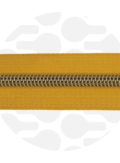 ZipperZoo Ochre yellow - spiral zipper 1 with #5