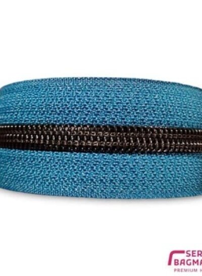 ZipperZoo ocean blue - spiraalrits 1 meter  #5