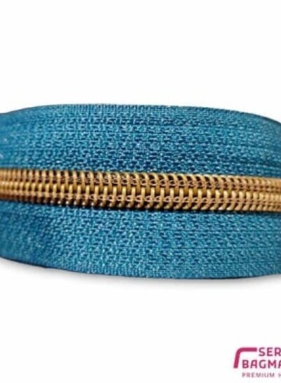 ZipperZoo ocean blue - spiraalrits 1 meter  #5