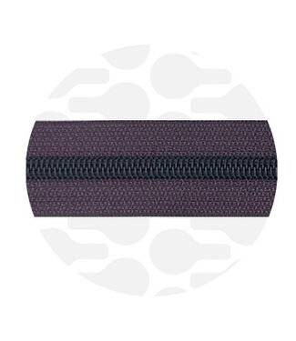 ZipperZoo Midnight Plum - coil zipper 1 meter #5