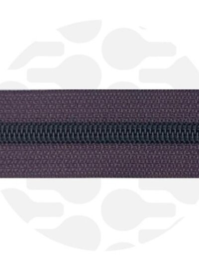 ZipperZoo midnight plum - spiraalrits 1 meter  #5
