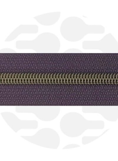 ZipperZoo midnight plum - spiraalrits 1 meter  #5