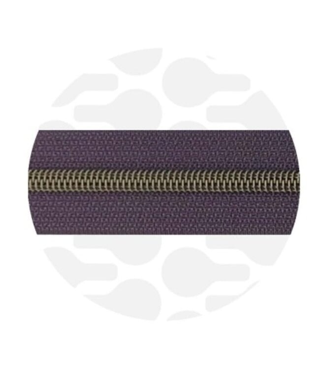 ZipperZoo midnight plum - spiraalrits 1 meter  #5