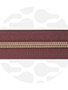 ZipperZoo spiraalrits porto rood  met rosé goud spiraal #5 (excl. ritstrekkers)