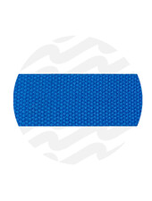 ZipperZoo Blauw - Zee van Belize - tassenband pak van 1,5 meter