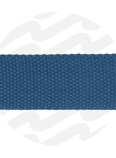 ZipperZoo Blauw - Stormy Blue - tassenband pak van 1,5 meter
