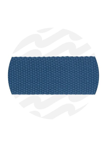 ZipperZoo Blauw - Stormy Blue - tassenband pak van 1,5 meter