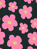 Madeline Neon pink flowers - mooie stevige teddy