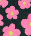 Madeline Neon pink flowers - mooie stevige teddy