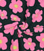 Madeline Neon pink flowers - mooie stevige teddy