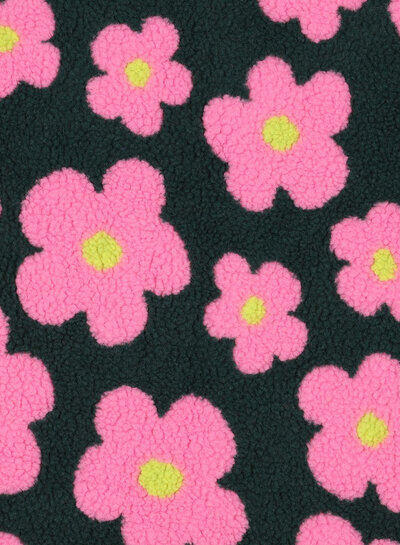 Madeline Neon pink flowers - beautiful sturdy teddy