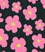 Madeline Neon pink flowers - mooie stevige teddy