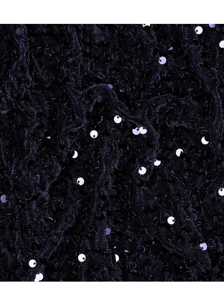 sequined velvet navy blue - beautiful stretch fabric