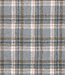 Madeline tartan blauw - gevoerde stepper mantelstof