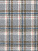 Madeline tartan blauw - gevoerde stepper mantelstof