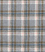 Madeline tartan blauw - gevoerde stepper mantelstof