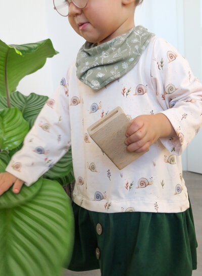 kleurrijke slakken - zachte tricot