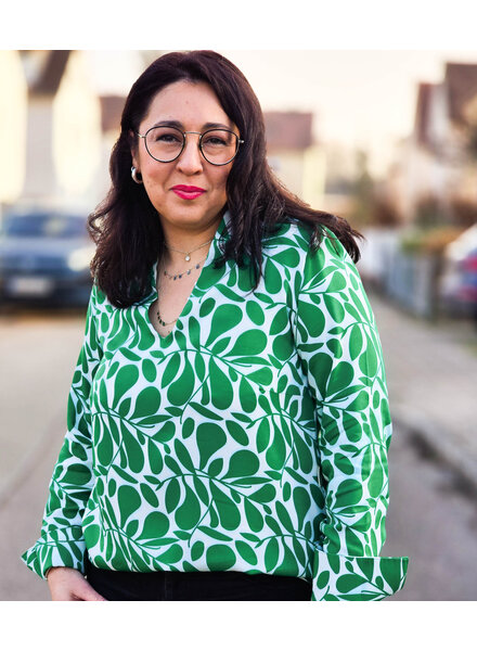 green twigs - prachtige geweven viscose