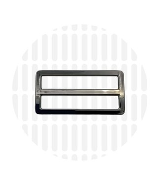 ZipperZoo 2-pack schuifgesp strak - 50 mm - gun metal
