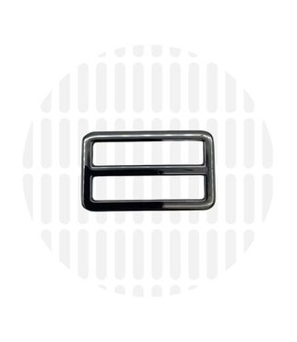 ZipperZoo 2-pack schuifgesp strak - 38 mm - gun metal
