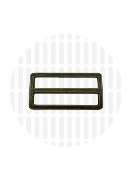 ZipperZoo 2-pack schuifgesp strak - 50 mm - brons