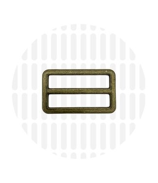 ZipperZoo 2-pack schuifgesp strak - 38 mm - brons