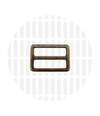 ZipperZoo 2-pack schuifgesp strak - 32 mm - brons