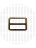 ZipperZoo 2-Pack Sliding Buckle Tight - 32mm - Bronze