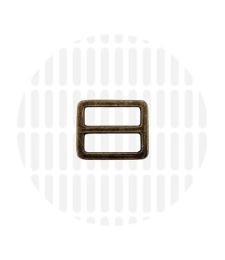 ZipperZoo 2-pack schuifgesp strak - 25 mm - brons