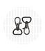 ZipperZoo musketonhaak basic - 19 mm - gun metal - 2-pack
