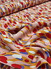 Madeline colourful spots roze rood oranje - viscose